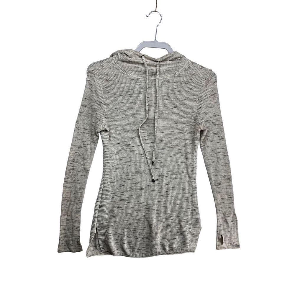 Anthropologie Gray Off-the-Shoulder Sweater